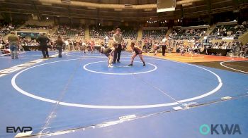 83 lbs Consolation - Ava Henderson, HURRICANE WRESTLING ACADEMY vs Kai'lynn Neighbors, Muskogee Rougher Youth Wrestling