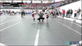 60 lbs Quarterfinal - Tike Turner, Bridge Creek Youth Wrestling vs Lawson Delozier, Ada