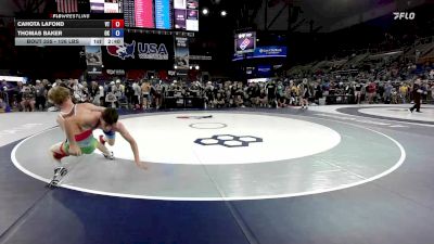 126 lbs Champ. Rd Of 128 - Cahota LaFond, VT vs Thomas Baker, OK