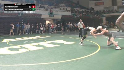 144 lbs Round Of 16 - Matthew Groh, Hillcrest vs Matthew Spignardo, Lucy Beckham