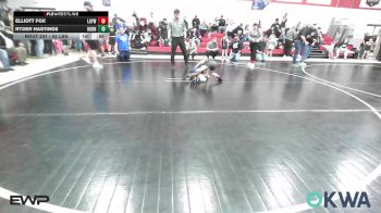 52 lbs 3rd Place - Elliott Fox, Locust Grove Youth Wrestling vs Ryder Hastings, Hornet Wrestling Club