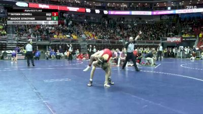 2A-106 lbs Champ. Round 1 - Tayden Howell, Maquoketa vs Madox Strother, Hampton-Dumont-CAL