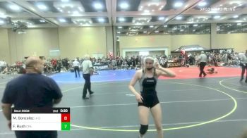 109 lbs Quarterfinal - Karissa Turnwall, Threshold WC vs Alysa Koss, Portage WC