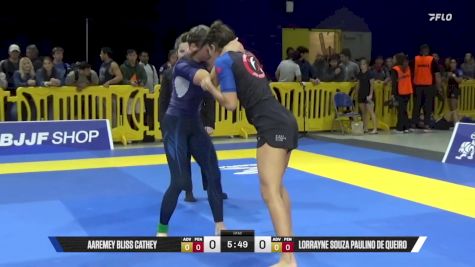 Lorrayne Souza Paulino De Queiro vs Aaremey Bliss Cathey 2025 Pan IBJJF Jiu-Jitsu No-Gi Championship