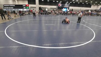 138 lbs Cons. Rd Of 64 - Jacob Bliven, Columbia Wrestling Club vs Mason Zamora, Waynesville Tigers Wrestling Club