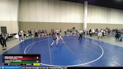 115 lbs Round 2 - Kaelyn Alleman, Wasatch vs Kinleigh Mattern, Scrap Yard Garage