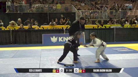 Salma Basim Halum vs Eiza Le Duarte 2025 Pan Kids Jiu-Jitsu IBJJF Championship