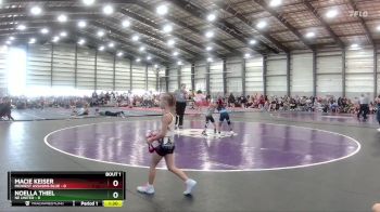 58 lbs Quarterfinal - Keira Dyer, Indiana Inferno Black vs Bella Martinez, Mayhem WC Gray