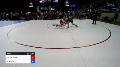 190 lbs Rnd Of 128 - Oliver McPeek, IL vs Robert McCoy, GA