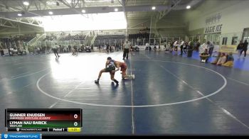 102 lbs Semifinal - Lyman Nau Rarick, Westlake vs Gunner Knudsen, Sanderson Wrestling Academy