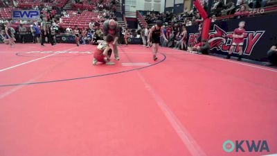 76 lbs Consolation - Zeke Touchatt, Wichita Training Center vs Coleman Shouse, Cowboy Wrestling Club