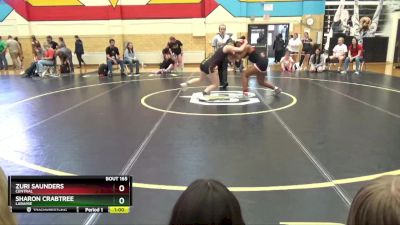 135 lbs Cons. Round 3 - Sharon Crabtree, Laramie vs Zuri Saunders, Central