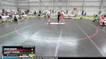 160 lbs Placement Matches (8 Team) - Jason Osgood, Oklahoma Blue GR vs Garrett Leonard, Idaho