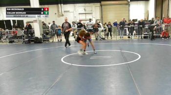 90 lbs Round Of 64 - Kai Mcdonald, IA vs Cullen Morgan, MI