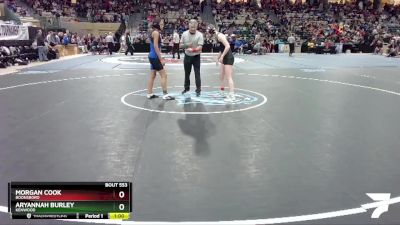 120 lbs Cons. Round 3 - Aryannah Burley, Kenwood vs Morgan Cook, Boonsboro