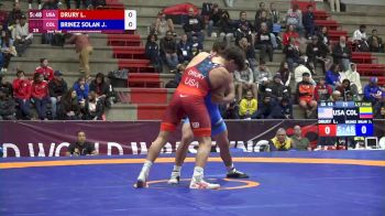 63 kg Semifinal - Landon Drury, USA vs Jaider Brinez, COL