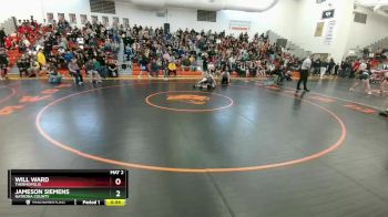 132B Round 1 - Will Ward, Thermopolis vs Jameson Siemens, Natrona County