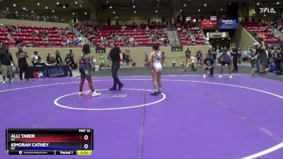 127 lbs Round 2 - Alli Taber, OK vs KiMorah Cathey, OK