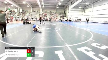 126 lbs Rr Rnd 3 - Ashton Romberger, Young Guns Yellow vs Mark Paradine, Team Nauman Yellow