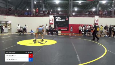 92 kg Consi Of 8 #2 - Cade Lautt, Tar Heel Wrestling Club vs Trent Munoz, Beaver Dam RTC