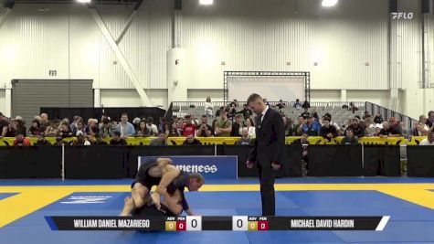 Michael David Hardin vs William Daniel Mazariego 2025 World IBJJF Jiu-Jitsu No-Gi Championship