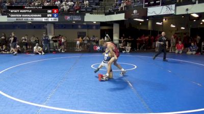 92 lbs Champ. Rd Of 16 - Wyatt Hueftle, Cozad Wrestling Club vs Grayson VanValkenburg, Michigan Premier WC