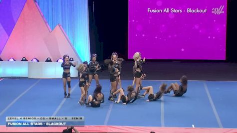 Fusion All Stars - Blackout [2026 L4 Senior - D2 - Small - B Semis] 2026 The D2 Summit