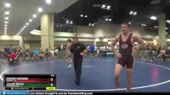 145 lbs Semis & Wb (16 Team) - Zavier Materni, Genoa vs Caleb Beals, Franklin Blue