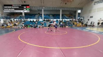170B Round 2 - Cheyenne Marshall, Thunder Basin vs Olive Hilliard, Laurel