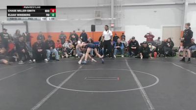 96 lbs Round 3 (10 Team) - Chase Miller-Smith, Neighborhood Wrestling vs Elijah Wineberg, Prodigy