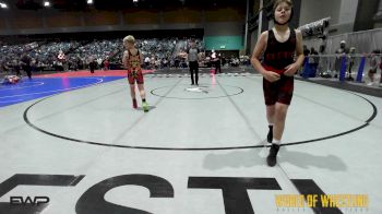 100 lbs Consi Of 16 #2 - Mason Davis, Nevada Elite vs Huntter ODell, 10th Planet Grants Pass,OR