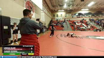 87 lbs 1st Place Match - Joshua Eller, Team Aggression Wrestling Club vs Parker Kooken, Anacortes Hawkeyes Wrestling Club