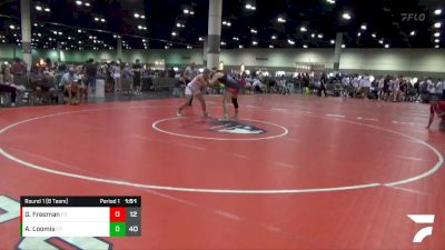 155 lbs Round 1 (8 Team) - Grace Freeman, Red Knights vs Addison Loomis, MXW Purple