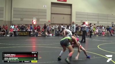 98 lbs Round 3 (10 Team) - Mya Hammond, Beast Mode WA Pink vs Alexis Wall, Untouchables