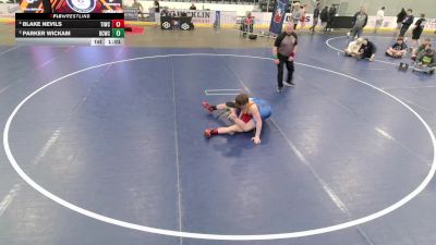 16U Boys - 126 lbs 1st Place Match - Blake Nevils, Team Idaho Wrestling Club vs Parker Wickam, Bear Cave Wrestling Club