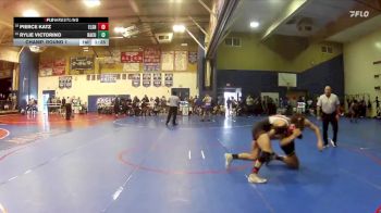 150 lbs Champ. Round 1 - Rylie Victorino, Rancho Cucamonga vs Pierce Katz, Elsinore