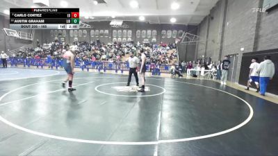 165 lbs Quarterfinal - Austin Graham, Liberty (Madera) vs Carlo Cortez, East Bakersfield