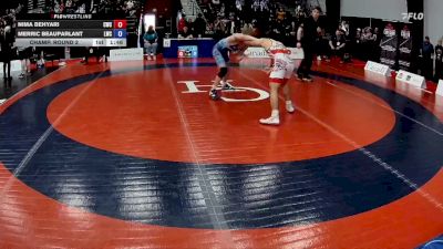 60kg Champ. Round 2 - Nima Behyari, Capilano Wrestling Club vs Merric BeauParlant, Lakehead Wrestling Club