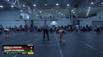 106 lbs Round 6 (10 Team) - Nicholas Lawrensen, Barn Bros vs Thunder Sollenberger, D3TC