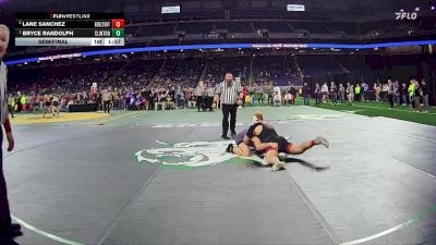 D4-190 lbs Semifinal - Bryce Randolph, Clinton vs Lane Sanchez, Benzie Central