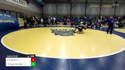 198 lbs Consi Of 16 #2 - Daniel Gurovich, Camarillo vs Benjamin Vega Sanchez, Foothill-Palo Cedro