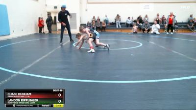 66-72 lbs Round 1 - Landon Ripplinger, Northside Wrestling Club vs Chase Dunham, Davis Wrestling Club