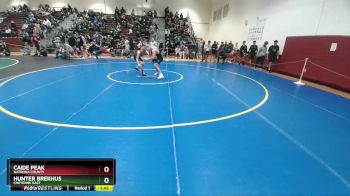 144 lbs Champ. Round 1 - Caide Peak, Natrona County vs Hunter Brekhus, Cheyenne East