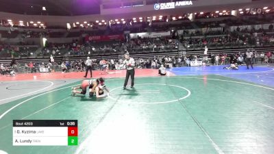 105 lbs 3rd Place - Gabby Kyzima, Lakeland Jr Wrestling vs Anali Lundy, Trenton Youth Wrestling