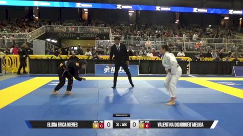 Valentina Didjurgeit Meliga vs Ellisa Erica Nieves 2025 Pan Kids Jiu-Jitsu IBJJF Championship