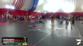 89-93 lbs Round 2 - Hayven Schultz, Wadena-Deer Creek vs Phoenix Heller, Geneseo