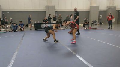 105 lbs 3rd Place Match - Arianna Rodriguez, Valiant College Preparatory vs Kaliya Klise, Gold Rush Wrestling