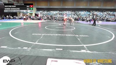 115 lbs Consi Of 16 #2 - Daylynn Hurt, Culver Mat Club vs Gabbie Gonsalves, Selahflo