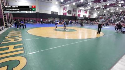 105 lbs Champ. Round 3 - Naomi Bonilla, Fillmore vs Abigail Medina, Western