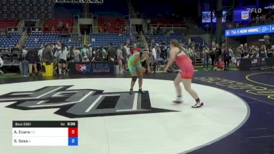 164 lbs Rnd Of 64 - Alison Evans, Colorado vs Sophia Sosa, Illinois